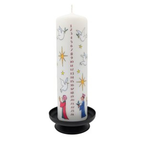 20cm Wise Men Pillar Advent Candle