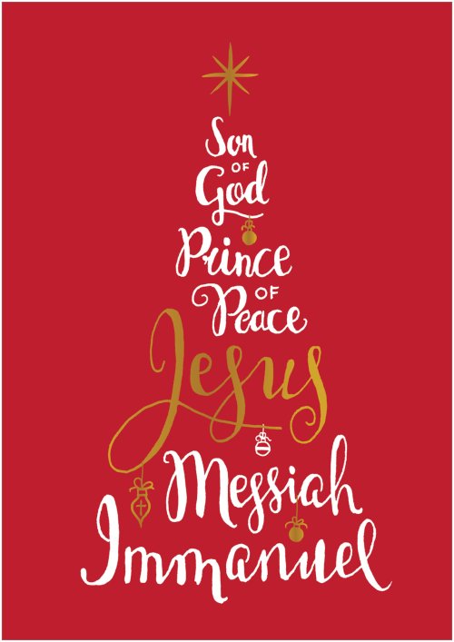 Names of Jesus Charity Christmas Cards - Pack of 10 (Home For Good)