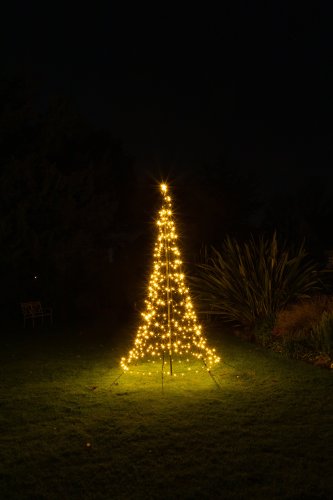 Starry Nights Pole Tree 4M warm white