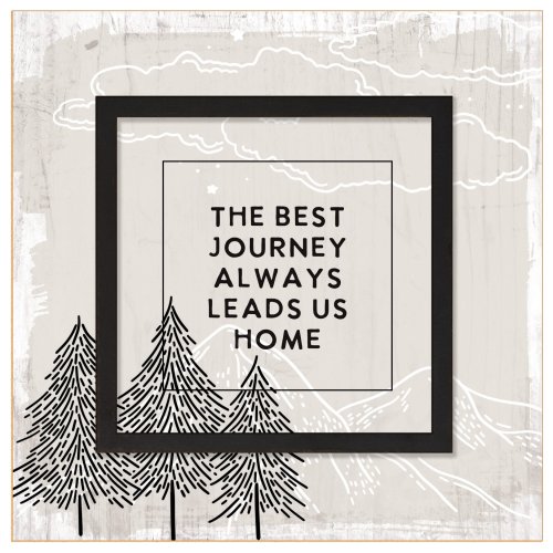 Plaque-Layered Grace-The Best Journey (6" x 6")
