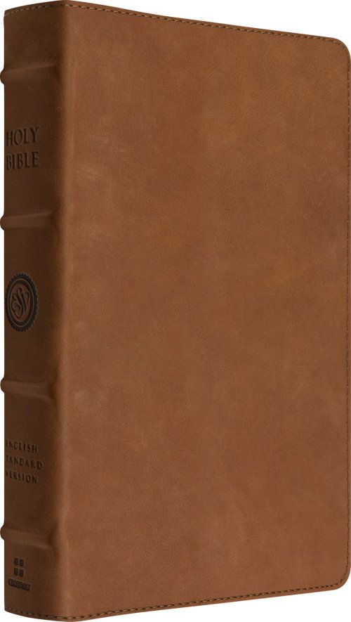 ESV Heirloom Bible, Scriptura Sacra: Personal Size Reference Edition (Cowhide, British Tan)