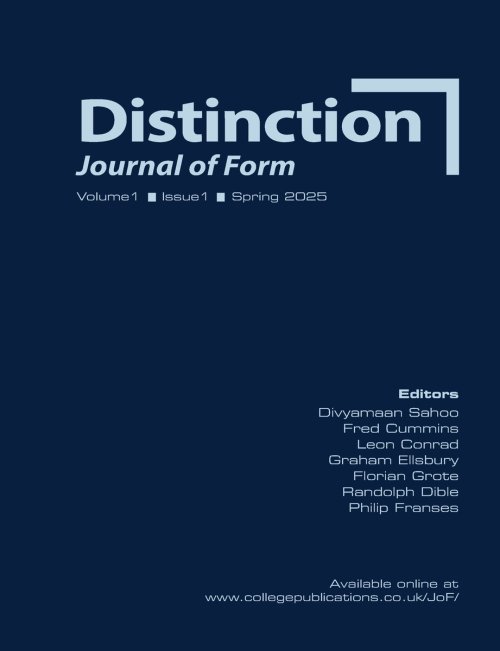 Distinction. Journal of Form