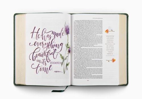 ESV GraceLaced Bible, Journaling Edition (Artwork by Ruth Chou Simons) (TruTone, Quiet Forest)