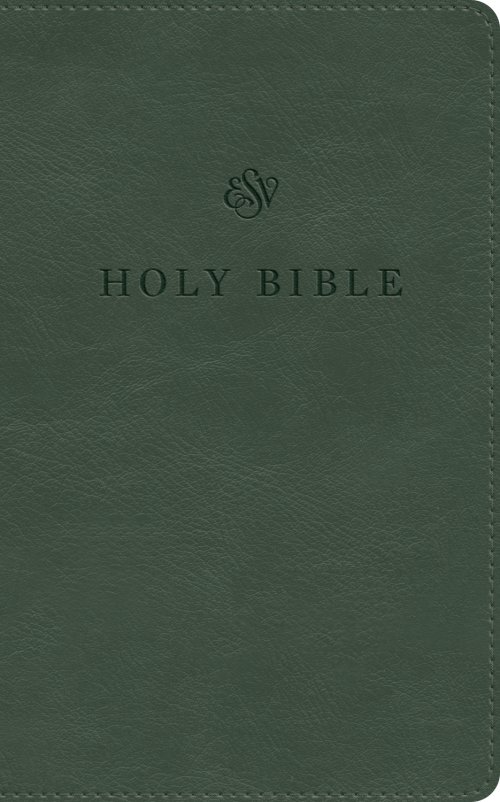 ESV Premium Church Bible, Large Print, Red Letter (TruTone, Quiet Forest)