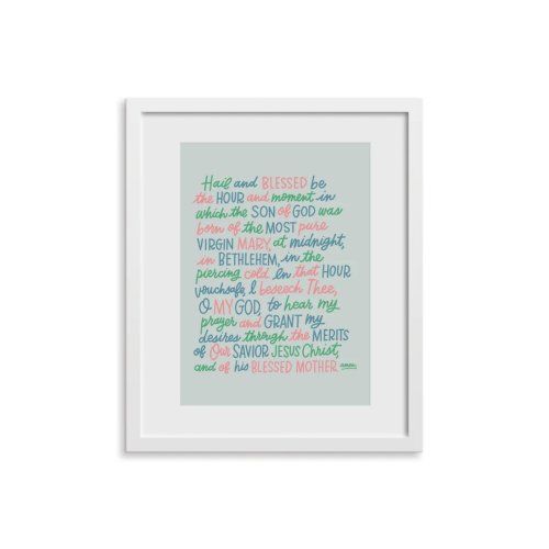 St. Andrew Christmas Novena Art Print (Unframed)
