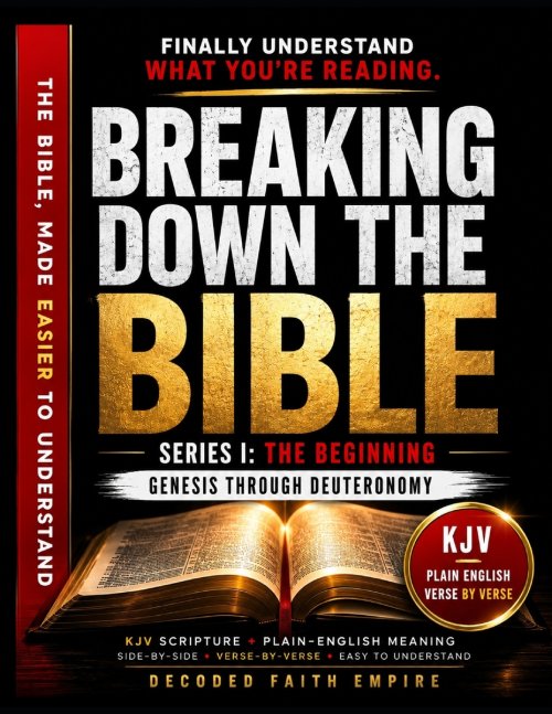 Breaking Down the Bible: Series I: The Beginning | Genesis Through Deuteronomy Decoded: Sentence by Sentence in Today's Language (Breaking Down the Bi