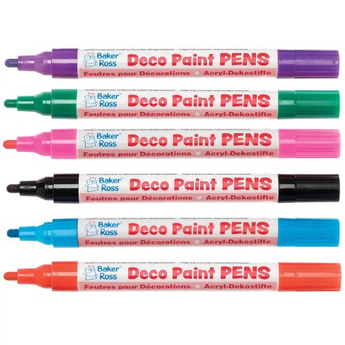 Deco Paint Pens (Set A Pack of 6)