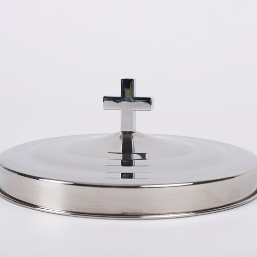 Communion Bread Plate Cover Silver