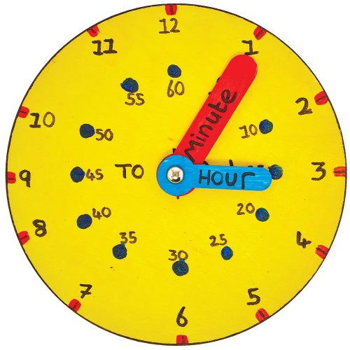 Telling The Time Teaching Clock (Pack of 10)