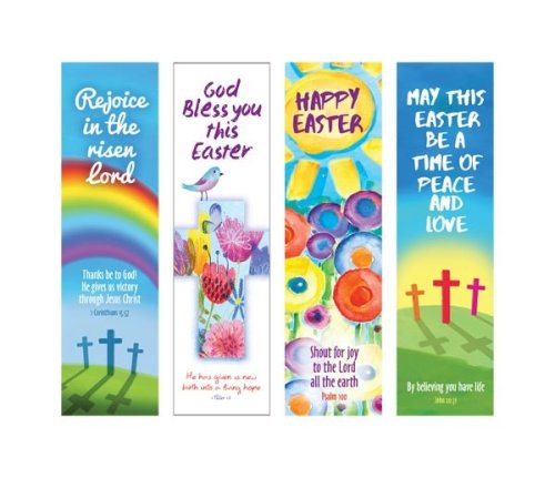 Easter Bookmarks Pack B - Packs Of 40 (4 Designs)