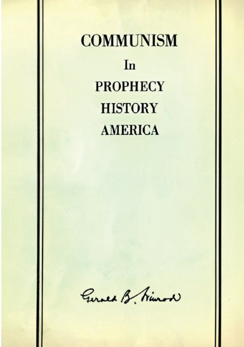 Communism in Prophecy, History and America