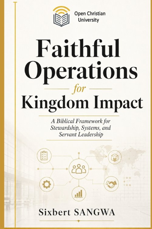 Faithful Operations for Kingdom Impact: Biblical Stewardship, Ethical Systems, and Sustainable Excellence in Christian Business