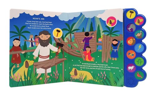 Noah's Ark With 10 Interactive Sound Buttons - Sound Book Bible Stories