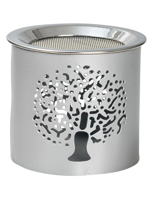 Silver Iron Incense Burner H 6 cm