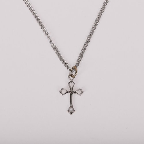 16-18" Sterling Silver Cross Necklace