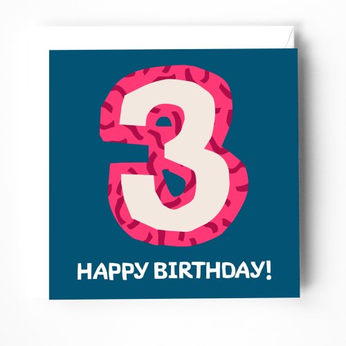 3rd birthday card with bible verse