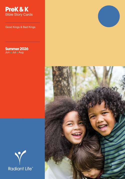 Radiant Life Summer 2026: PreK & K Bible Story Cards (#604401)
