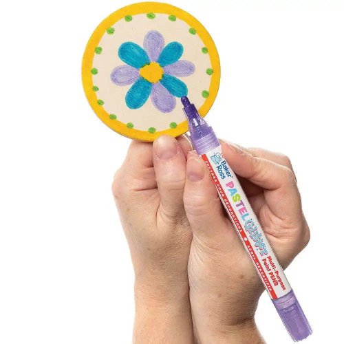 Pastel Glitter Multi-Purpose Paint Pens (Pack of 5)