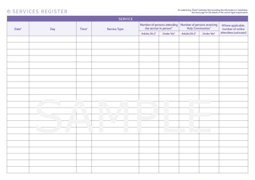 Services Register