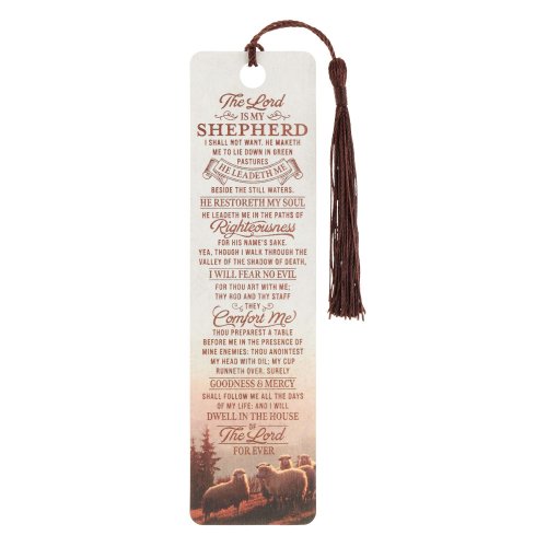Tassel Bookmark The Lord Is My Shepherd Ps. 23:1-3