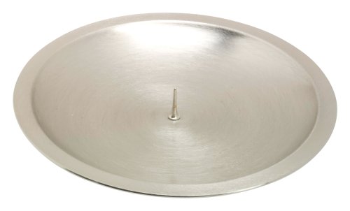 Nickel Plated Candlestick Plate with Thorn D 13 cm