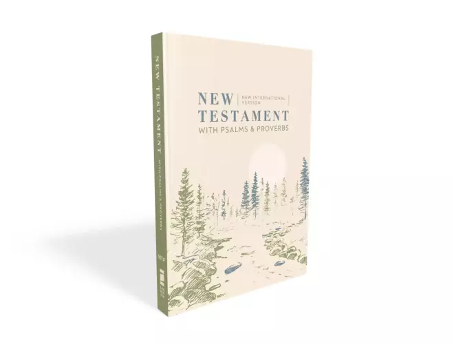 NIV, New Testament with Psalms and Proverbs, Pocket-Sized, Paperback, Tree, Comfort Print
