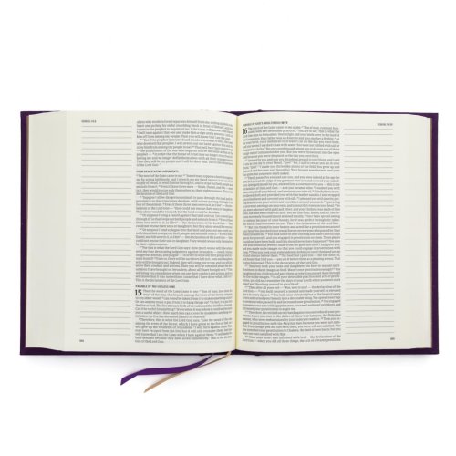 CSB Notetaking Bible, Stained Glass Edition, Amethyst Cloth Over Board