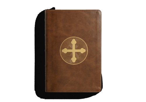 ESV Bible with Creeds and Confessions (TruTone, Brown, Cross Trefoil Design)