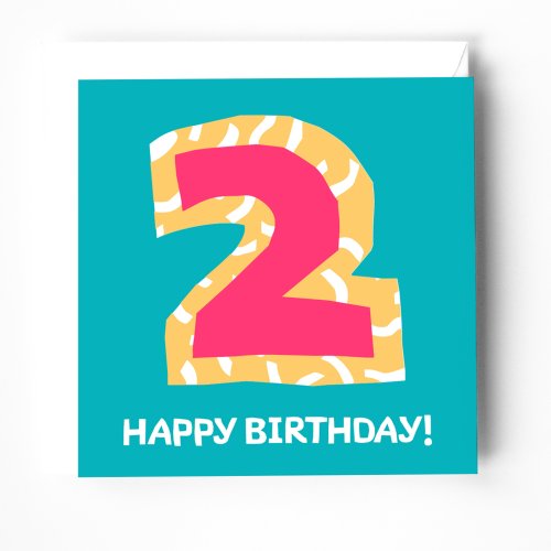 2nd birthday card with bible verse