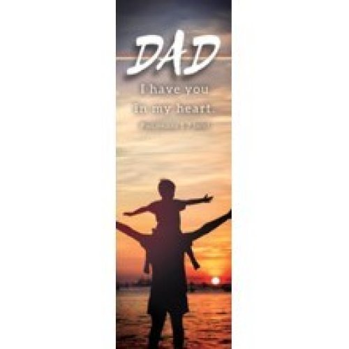Bookmark-Dad/Happy Father's Day (Philippians 1:17  NIV) (Pack Of 100)
