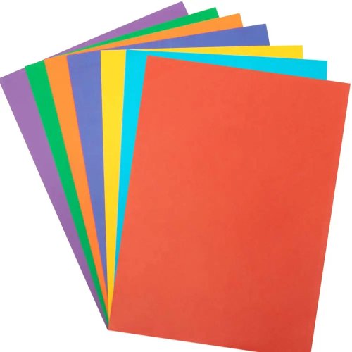 Rainbow Colours A4 Card & Paper (Pack of 126)
