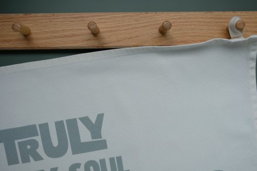 Psalm 62v1 Tea Towel. Truly my soul rests in God