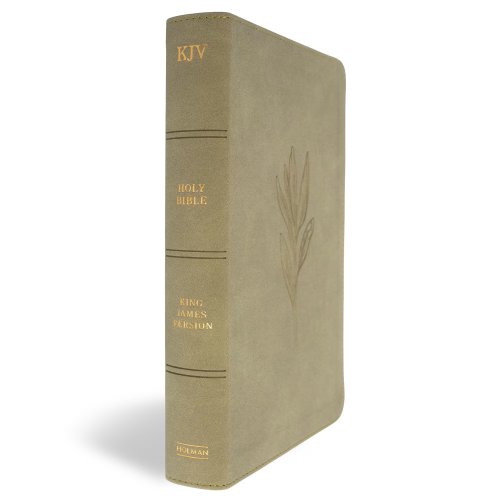 KJV Single-Column Personal Size Bible, Sage Suedesoft