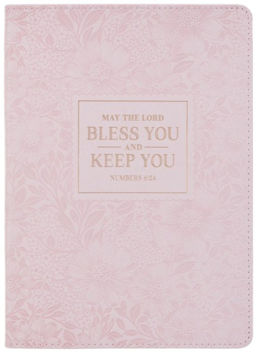 Journal Classic Pink Bless You And Keep You Num. 6:24