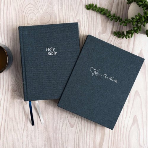CSB Notetaking Bible, Revive Our Hearts Edition, Denim Cloth