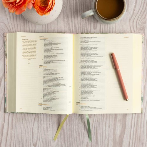CSB Notetaking Bible, Large Print, Floral