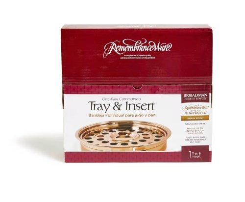 One-Pass Brass Communion Tray and Disc