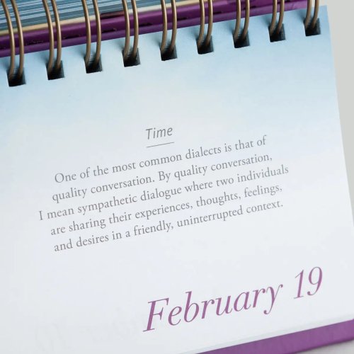 5 Love Languages 365 Day Perpetual Calendar
