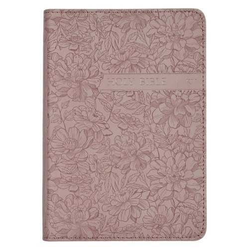 KJV Bible Compact Faux Leather, Pink