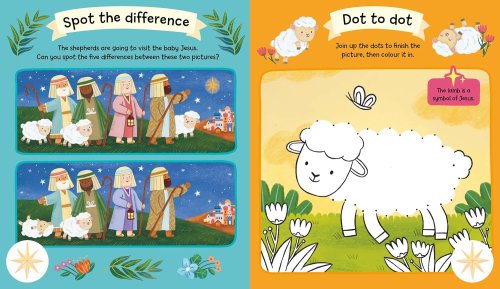 Nativity Sticker Activity Book - With Over 400 Stickers!