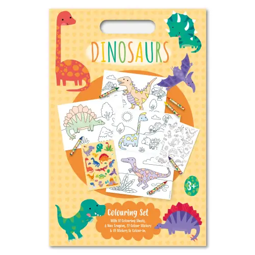 A4 Colouring Set - Dinosaurs