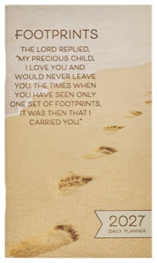 Planner-2027-Footprints In The Sand Daily Planner-Small
