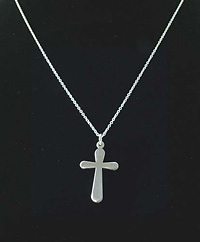 simple cross necklace