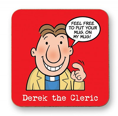 Derek the Cleric Coaster