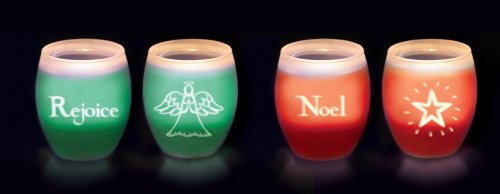Christmas Messages Of Light Candle Holder(Rejoice)