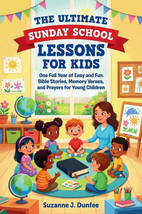The Ultimate Sunday School Lessons for Kids: One Full Year of Easy and Fun Bible Stories, Memory Verses, and Prayers for Young Children