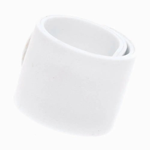 White Foam Snap-On Bracelets
