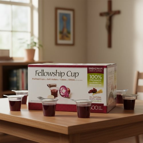 Box of 500 Fellowship Cup / Pre-Filled Communion Cups