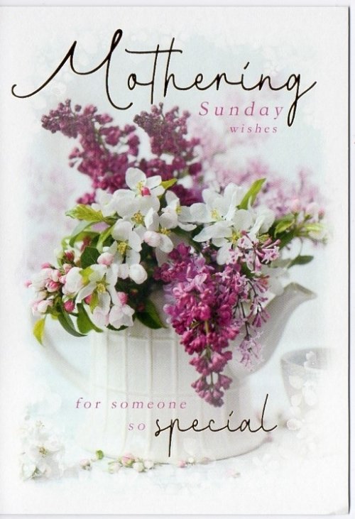 Mothering Sunday Wishes Single Card