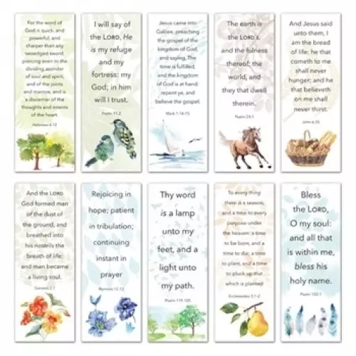 Bookmarks: Mixed set of 10 from BH series